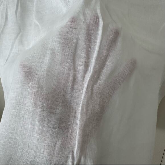 Dolce & Gabbana White Martini Linen Shirt Men IT 44 - Picture 11 of 12